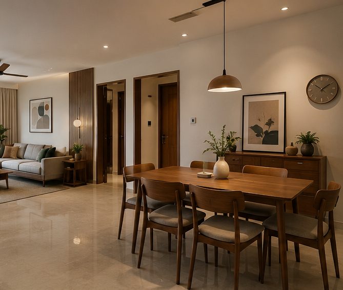 Mid-Century Modern dining room
