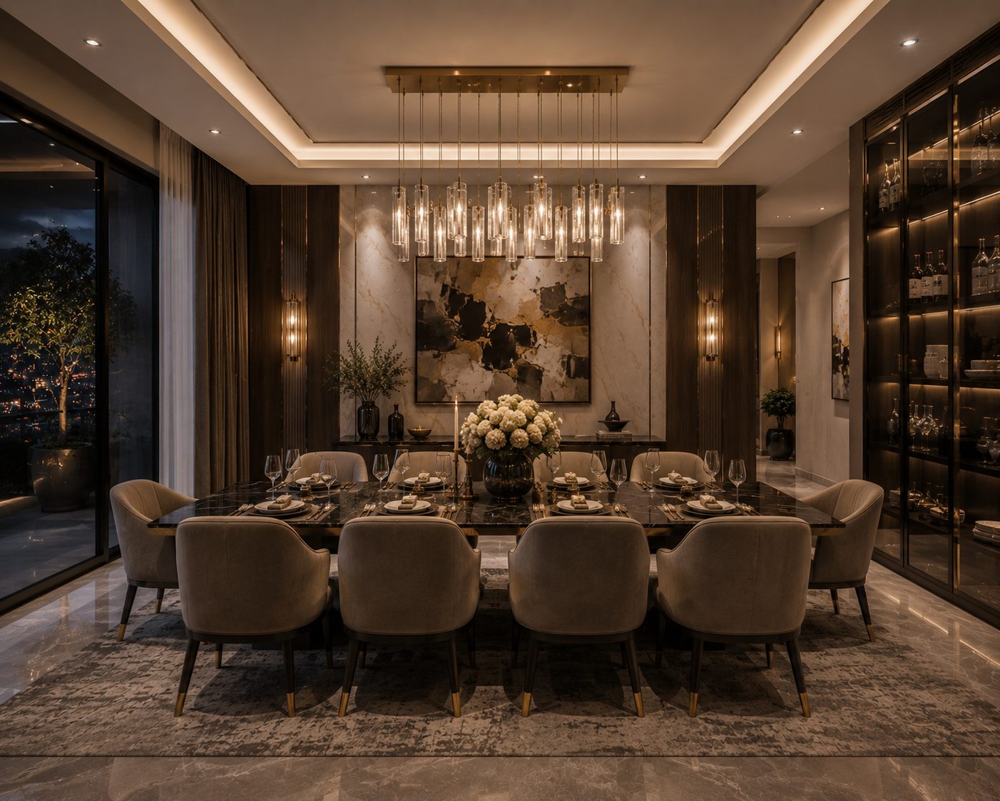 Quiet Luxury dining room
